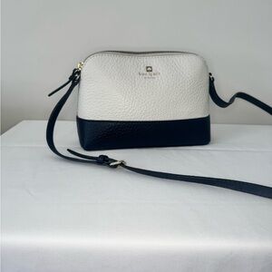Kate Spade Two-Tone Crossbody Bag in Black and White